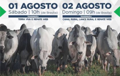 Genética Aditiva promove 17º Mega Leilão nos dias 01 e 02 de Agosto